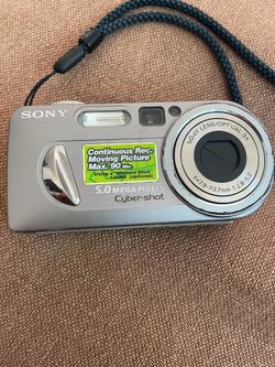Cybershot Sony Camera