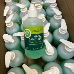 Joya Mia Hand Sanitizers- 8 Oz  Each- Box With 36 Brand New Bottles! 