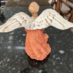 Vintage Porcelain Roman Angel Music Box