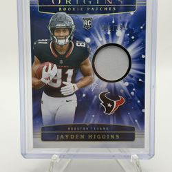 Jayden Higgins Origins Rookie Patch /199