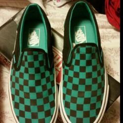 Checkered Vans 