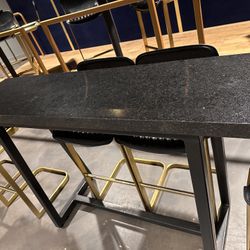 Bar Height Granite Tables $50