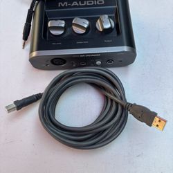 M-Audio Fast Track USB recording studio