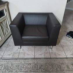 Faux Leather Chair