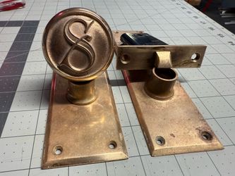 Antique Brass Lockset 13