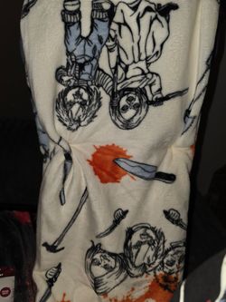 Seed of chucky blanket + pillow