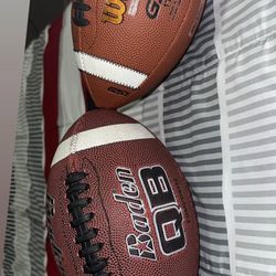 Two Footballs Almost Brand New