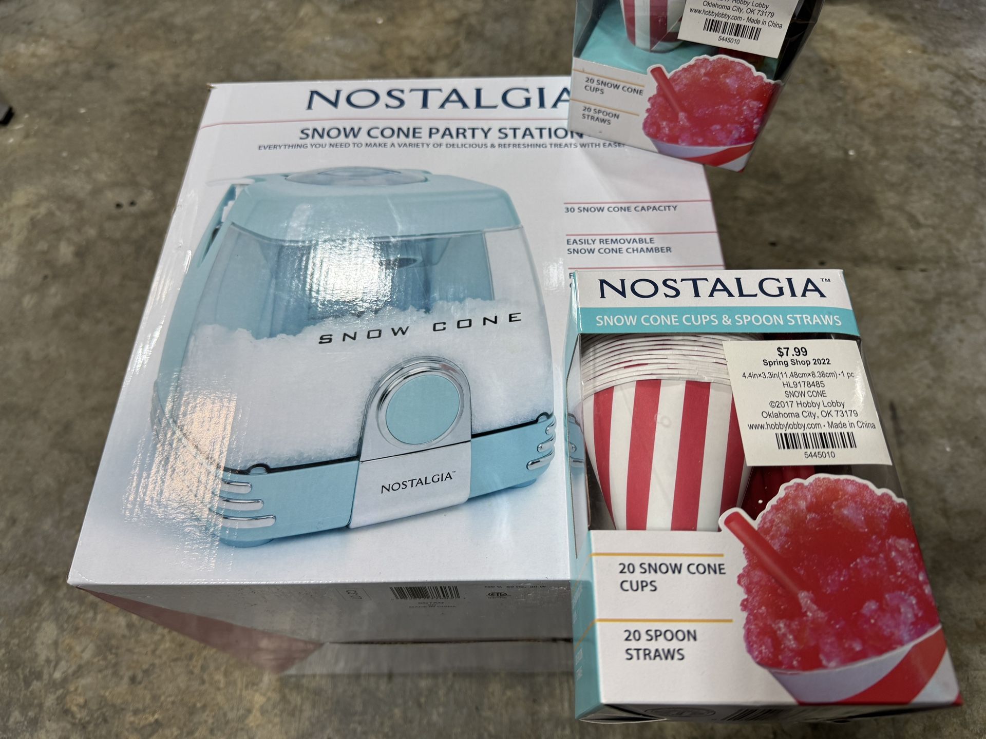 Nostalgia Snow Cone Party Station - New