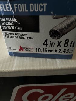 Flex foil duct 4in x 8ft