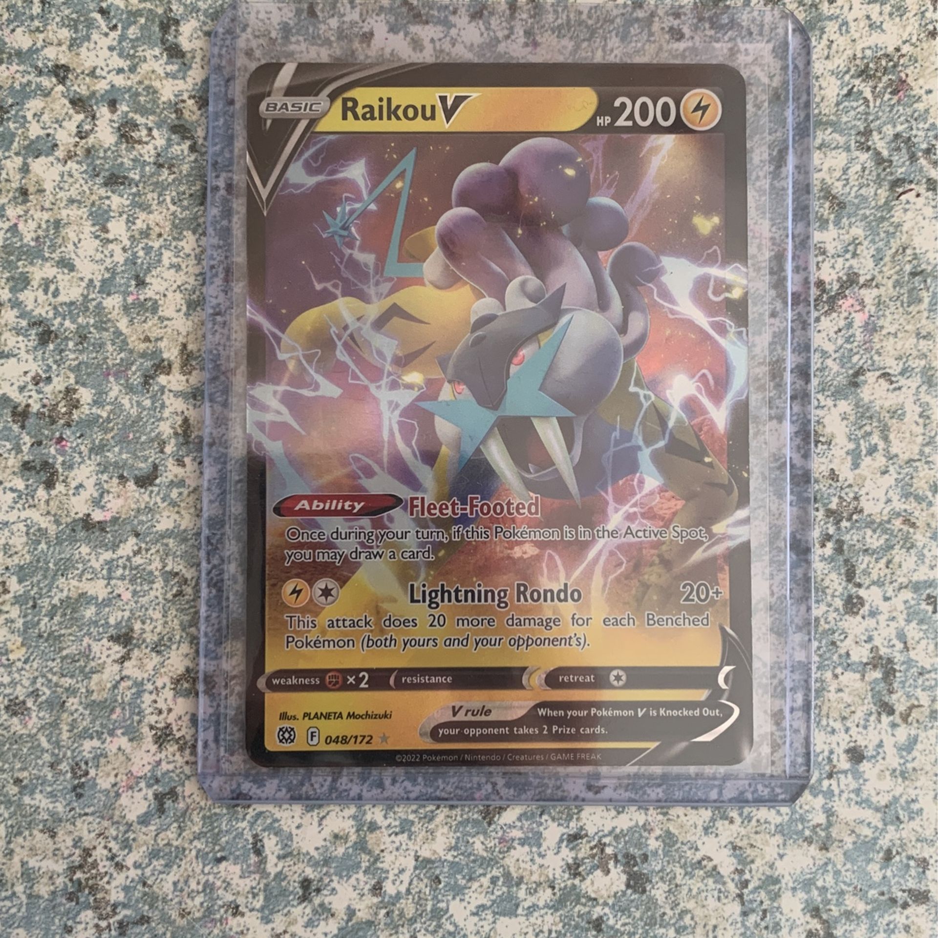 Raikou V - #048/172 - Pokemon TCG: Brilliant Stars Ultra Rare Holo Card for  Sale in Orlando, FL - OfferUp