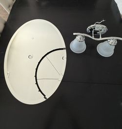 Bathroom Light Fixture And Vanity Mirror