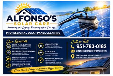 Solar Panel cleaning and maintenance’