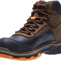 NEW Size  8.5, 9 9.5 Or 10 or 10.5 Wolverine Men Waterproof Work Boots Overpass 6" Composite Toe
