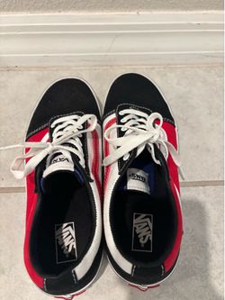 Vans Low top red and white