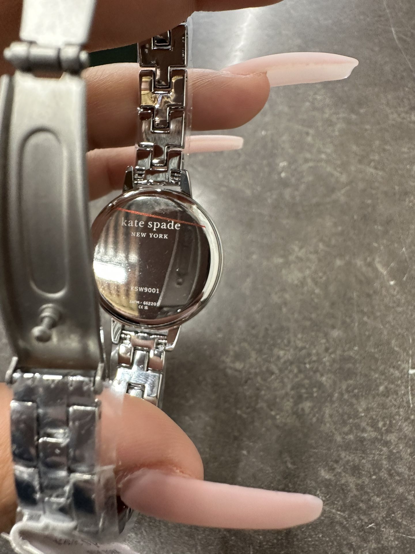 Kate Spade Silver Crystal Mesh Watch KSW1490 Womens metro quartz stainless steel KATE SPADE METRO SILVER STAINLESS STEEL WATCH MODEL:KSW9001  main image 3