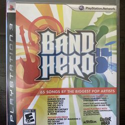 Band Hero (Sony PlayStation 2, 2009) PS2  Complete