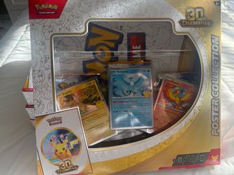 Pokemon 30th anniversary poster collection box