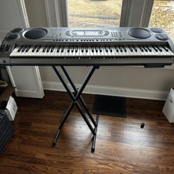 Casio Keyboard With Stand