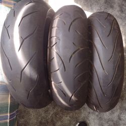 Motorcycle Tires Sport bike Tires 170 180 190 Used Tires. for Sale