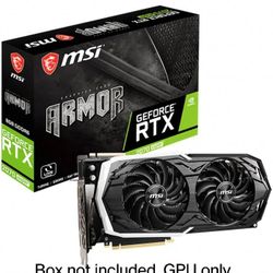 MSI RTX 2070 ARMOR 8G OC GeForce RTX 2070 8GB GDDR6 PCI Express 3.0 Video Card