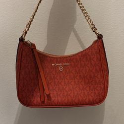 Michael Kors Red Purse 