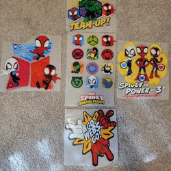 Spidey And Friends DTF Transfers 