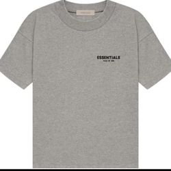 Fear of God Essentials T-Shirt SS22 Dark Oatmeal Gray - 100% Authentic (XS