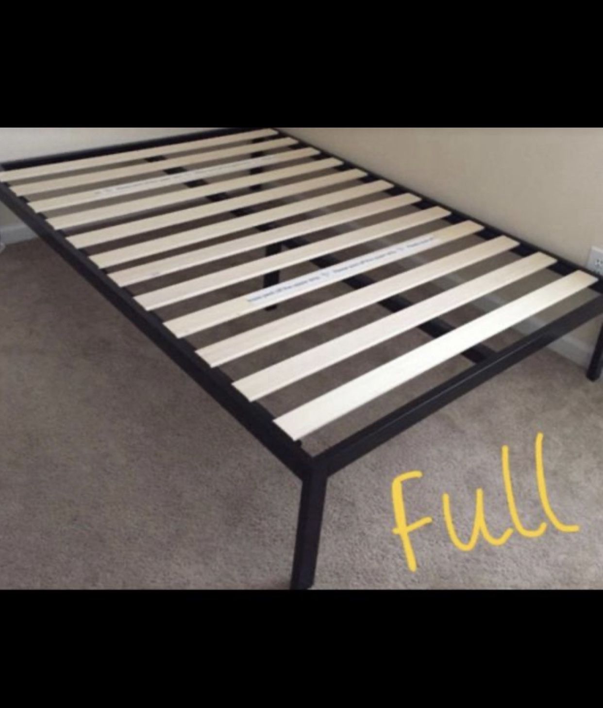 Platform Bed Full Size Mattress Frame
