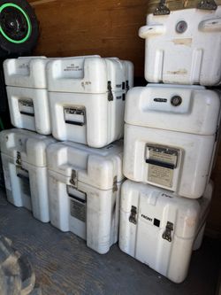 Military Surplus Hard Plastic Storage Cases, pelican case