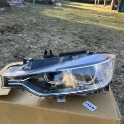 2014 BMW F30 328i Oem Xenon Headlights Set 