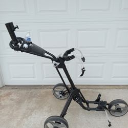 Golf Clubs  - Push Cart 3-Wheel