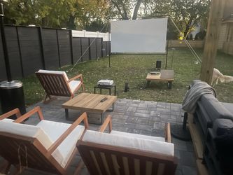Pottery Barn Outdoor Movie Screen