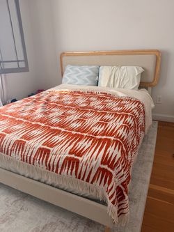 NEW queen mattress + bedframe  - PICK UP by Saturday