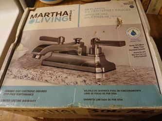 MARTHA STEWART LIVING - SKYLANDS 4 IN CENTERSET FAUCET