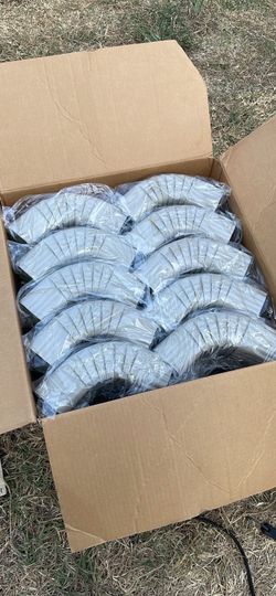 30 count elbow gutters 3in by 4in
