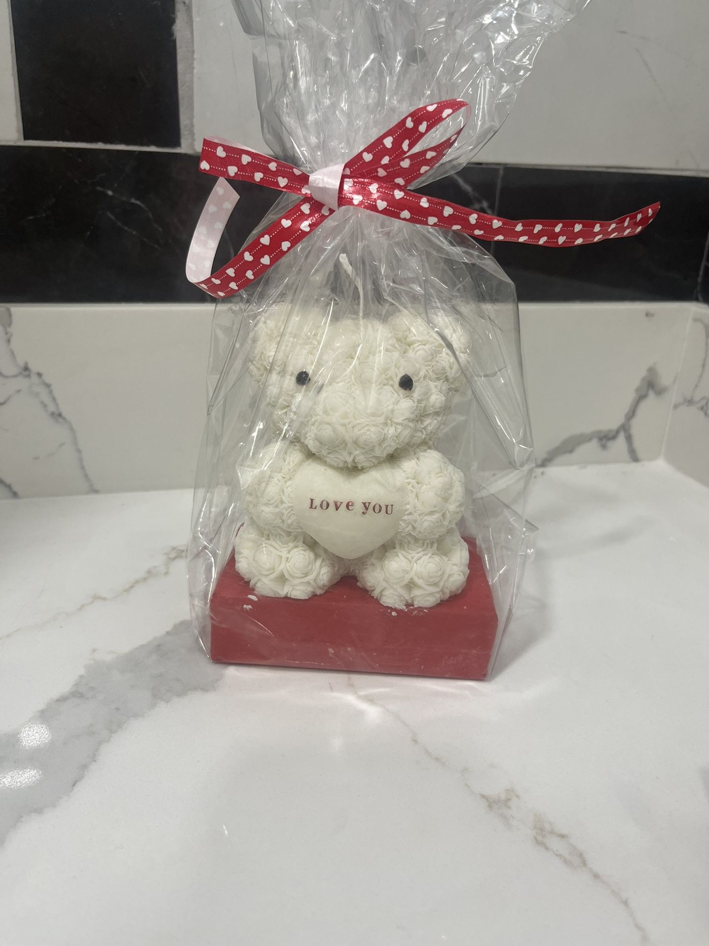 Terry bear candles