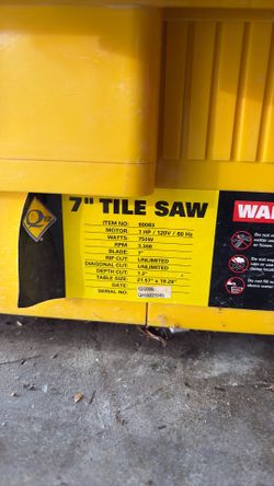 Tile saw