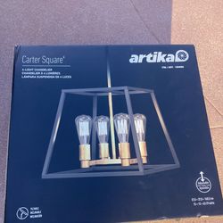 Carter Square 4-light Chandelier