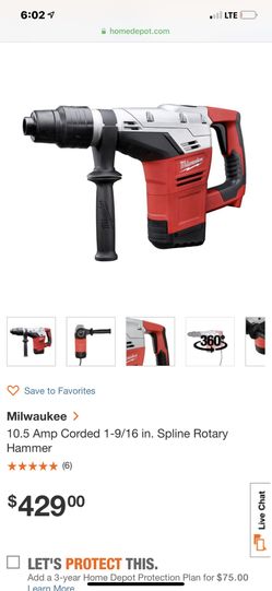 Milwaukee rotary hammer