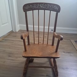 Vintage Kids Rocking Chair