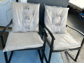 All new 2  pieces outdoor patio set rocking chairs