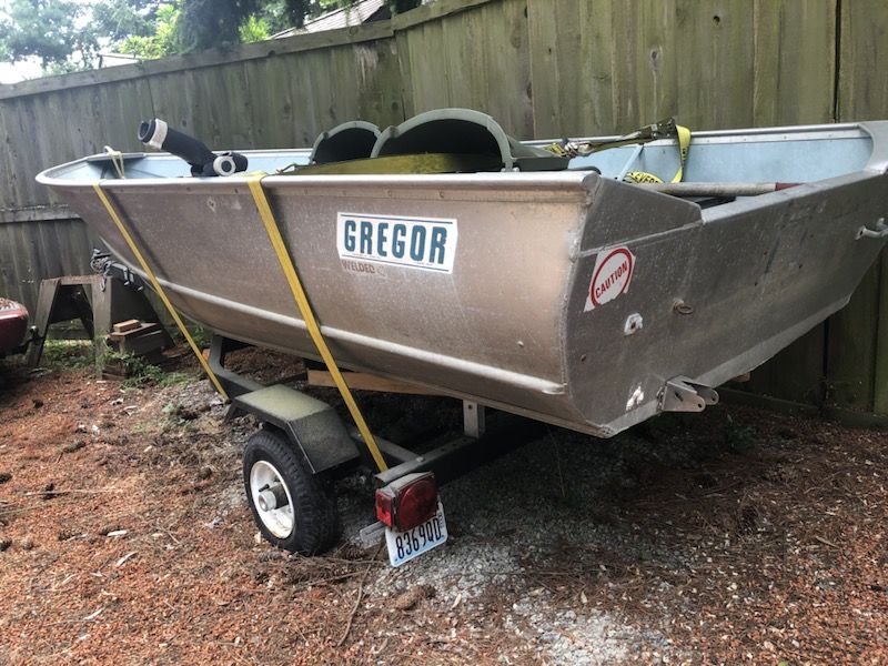 14’ Gregor aluminum boat