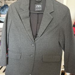 Zara Grey Coat For Girls