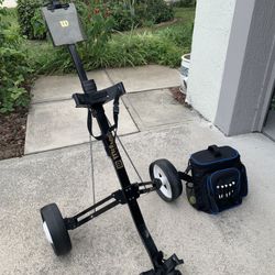 Walking Golf Cart With Cooler