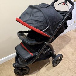 Brand New Made in Italy premium leather Peg Perego Book Cross 3 wheel travel all terrain stroller. Need gone ASAP