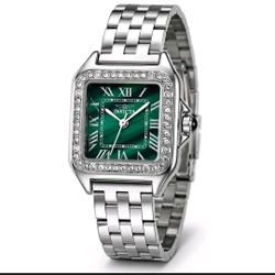 NEW IN BOX Invicta Women's Square Watch Teal Dial
