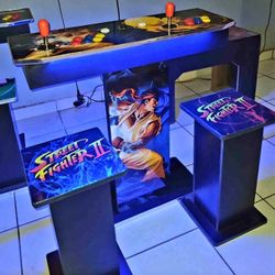 New Multiplataform Arcade Pandora console 2 Players HDMI GBA Nes Snes N64 PS1 Neo Geo 2 Stools $(contact info removed)+ Games