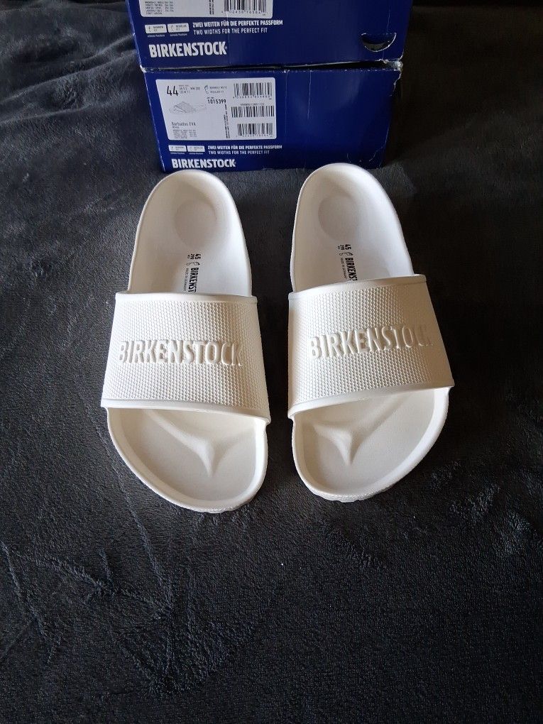 Birkenstock Barbados EVA "White " Sizes 11 & 12 Brand New