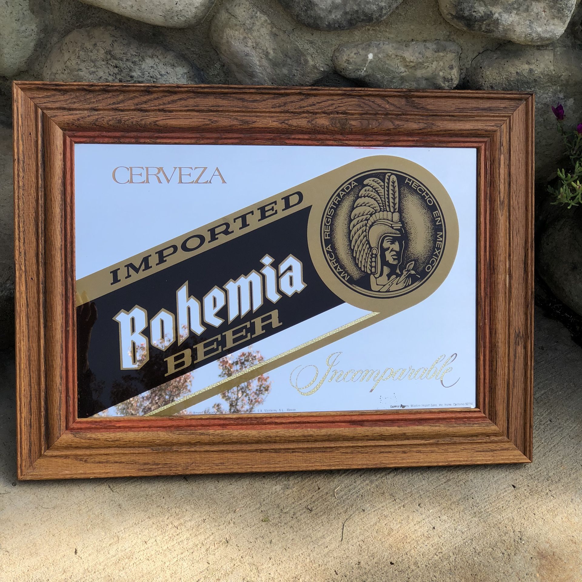 Vintage Beer Advertising — Bohemia Beer Mirror