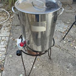 Stainless Steel Turkey Fryer W Burner 